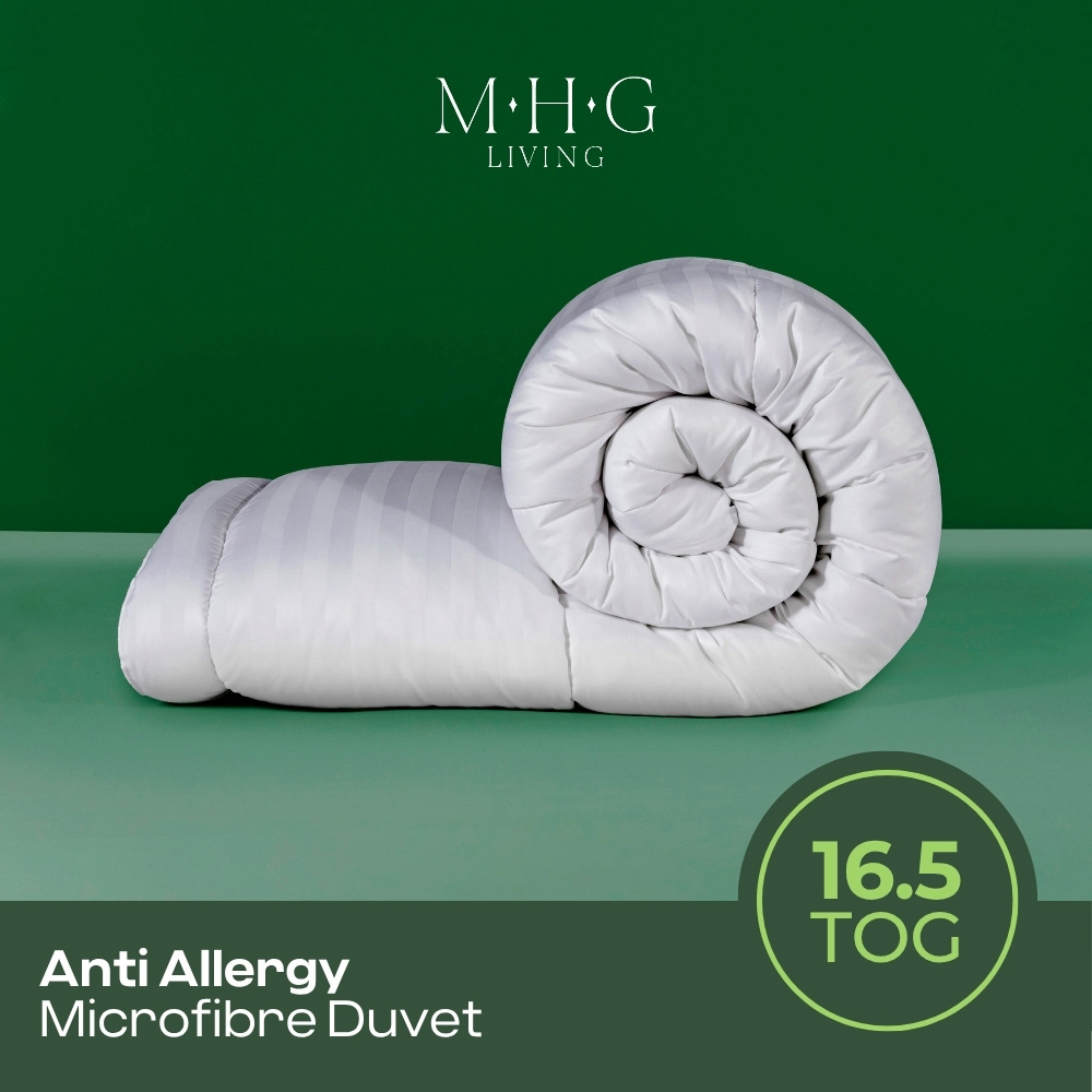 MHG Living Super King Size White Extra Warm Winter Hollowfibre Duvet 16.5 Tog Image 2