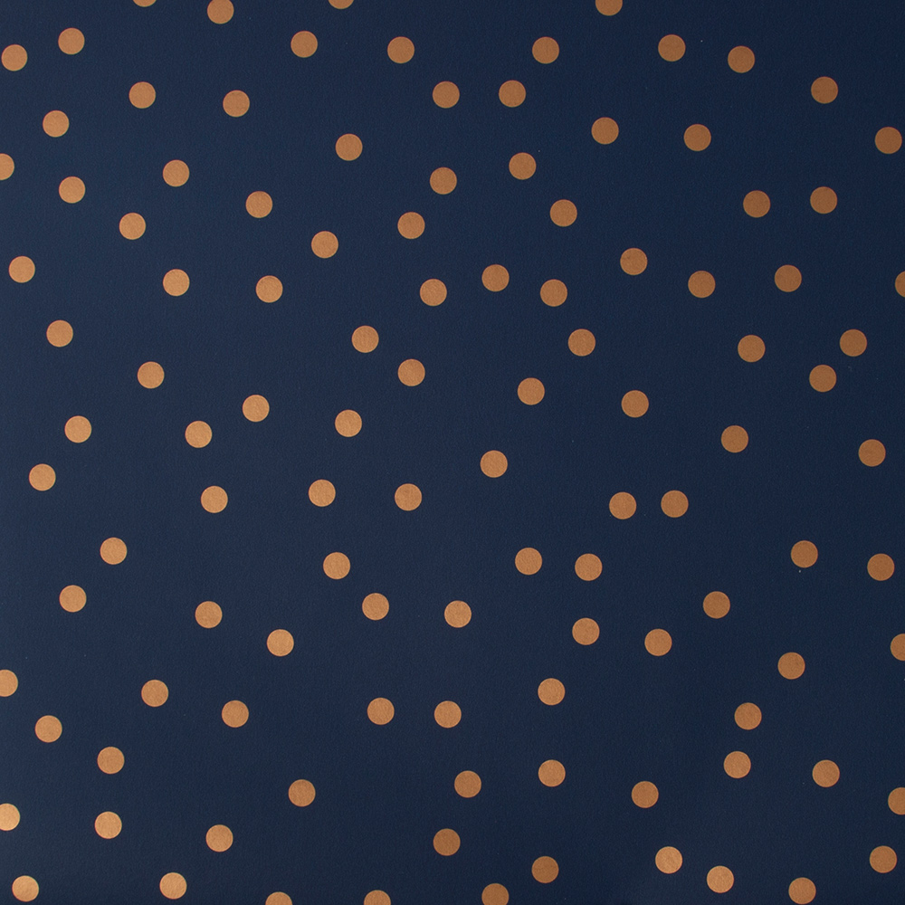 Superfresco Easy Confetti Navy and Copper Wallpaper Image 1