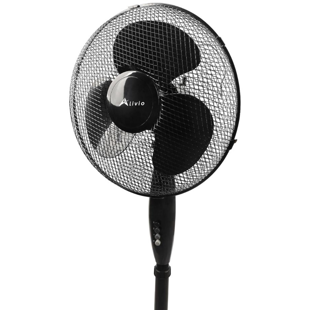Alivio Black Pedestal Fan 16 inch Image 2