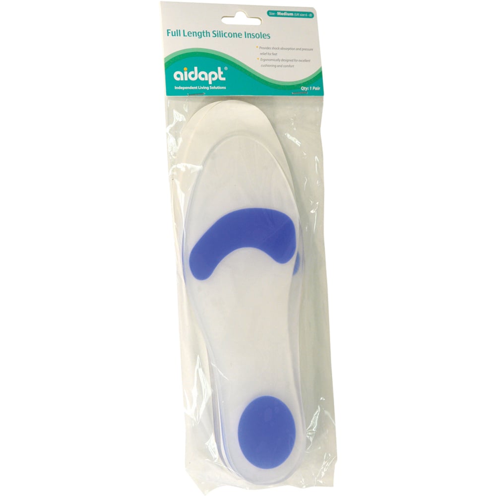 Aidapt Medium Silicon Insole Pair Image 1