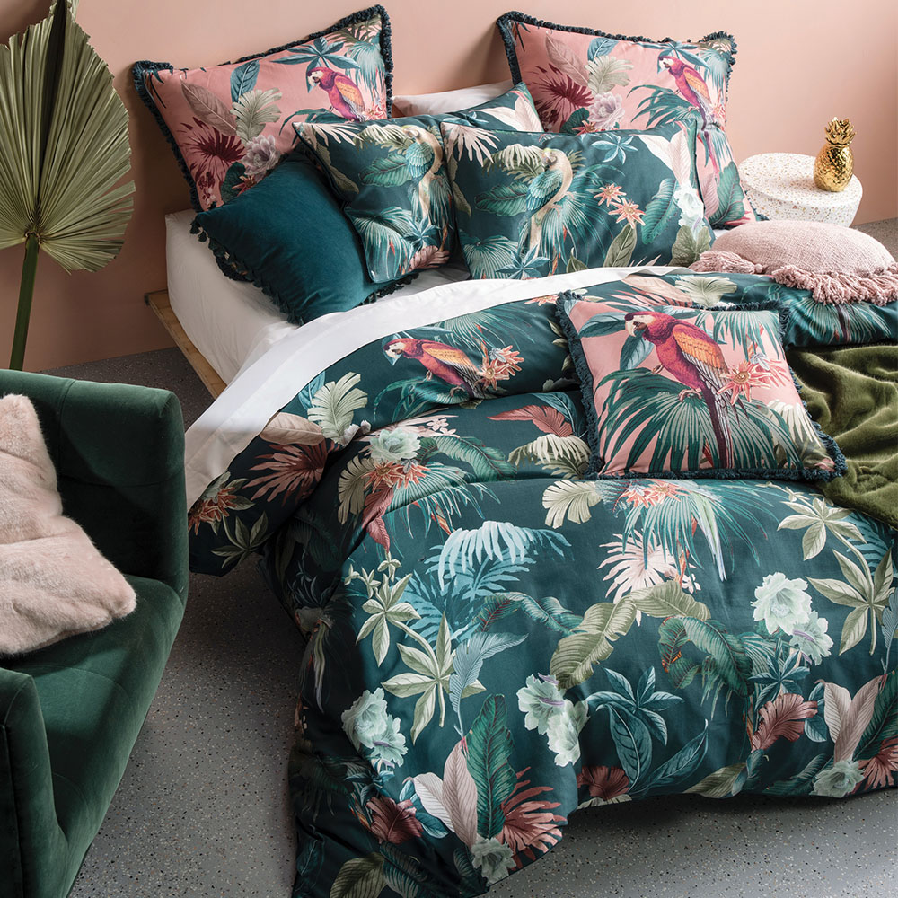 Linen House Fernanda Single Botanical Duvet Cover Set Image 1