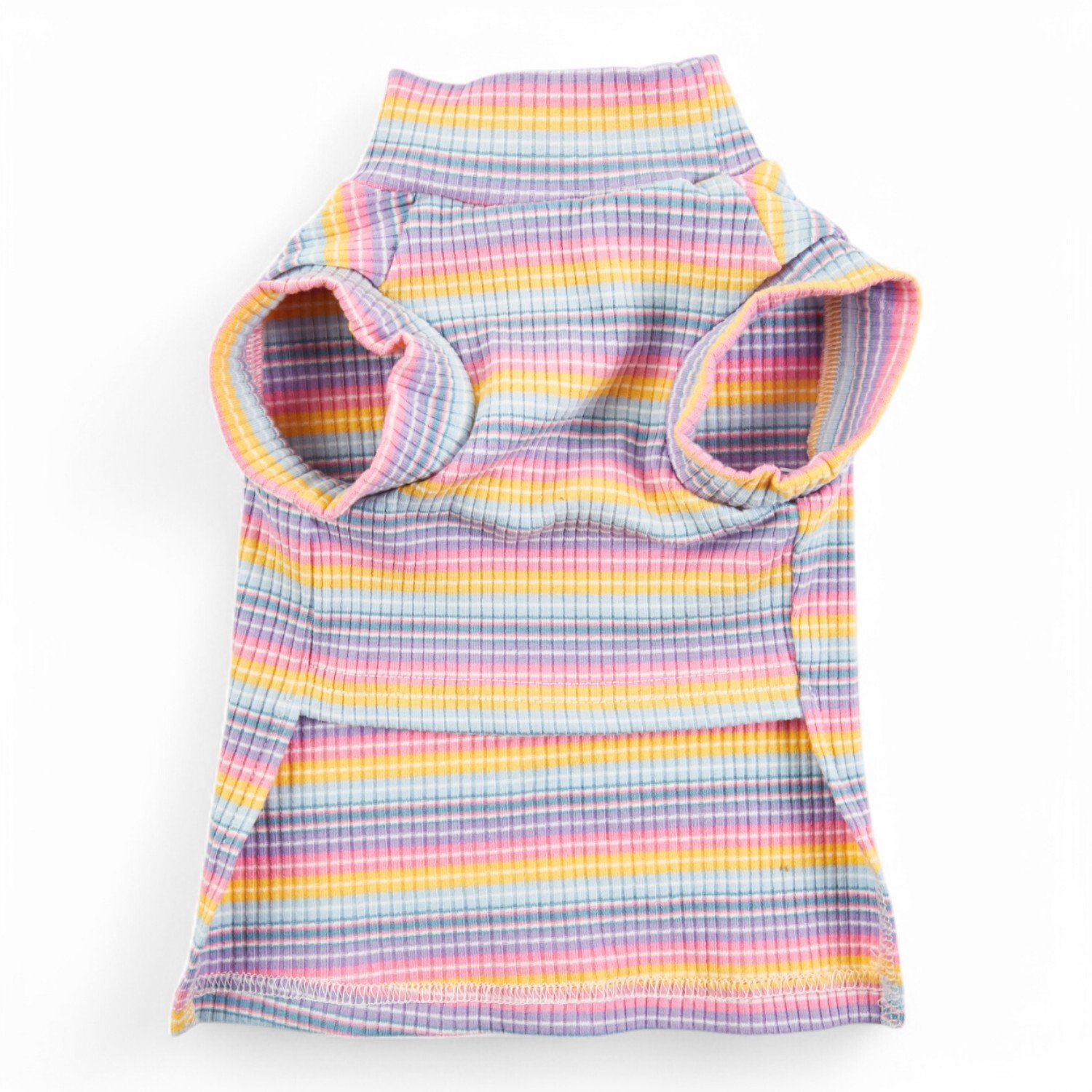 Striped Pet Jumper - Multicolour / 30cm Image 9