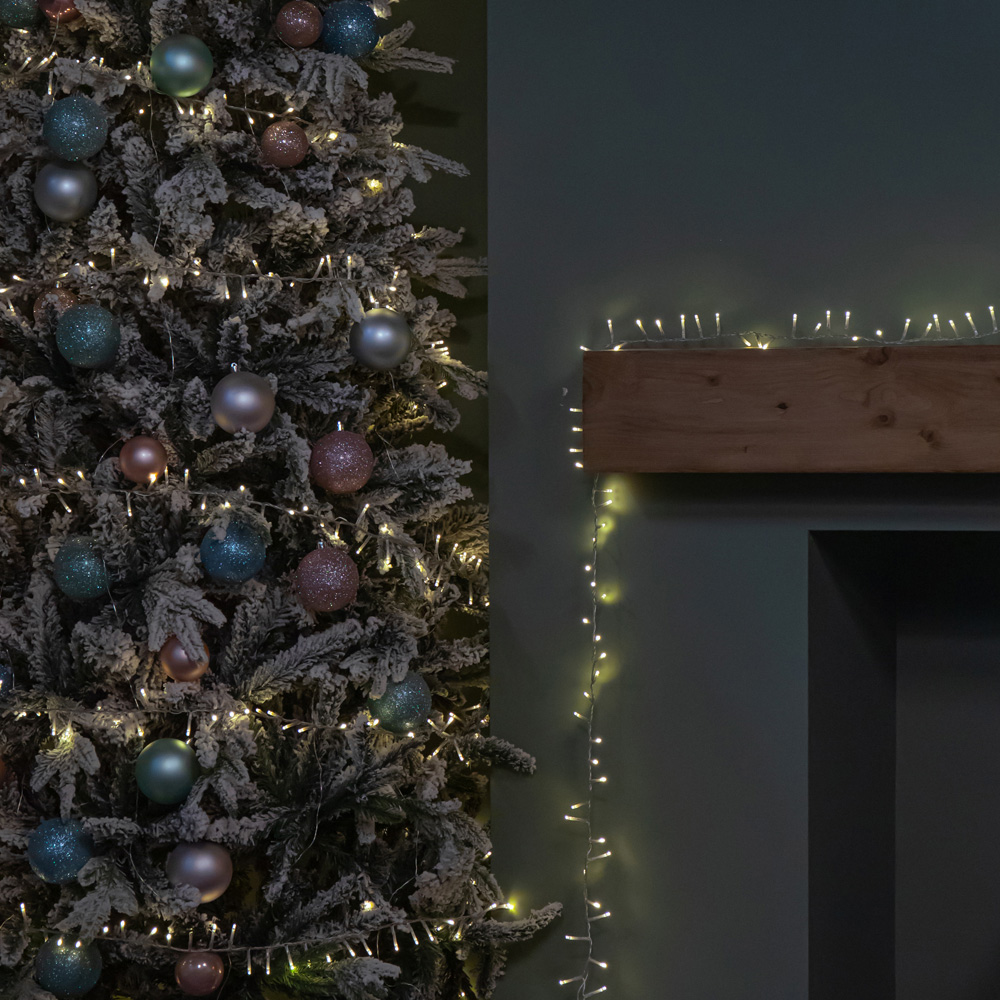Samuel Alexander TreeBrights 1500 Warm White LED Clear Cable Christmas String Lights 37.5m Image 5