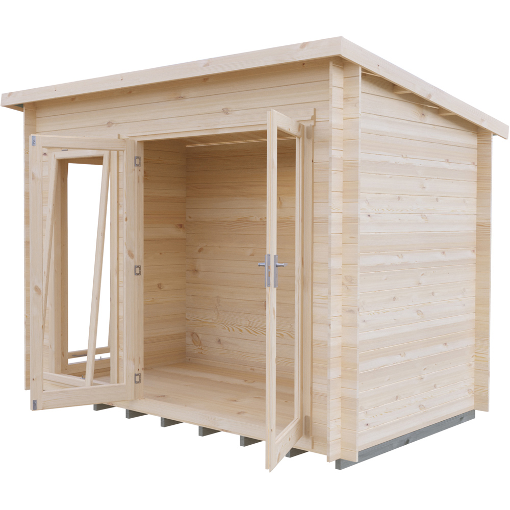 Shire Tilney 6 x 10ft Pent Garden Log Cabin Image 3