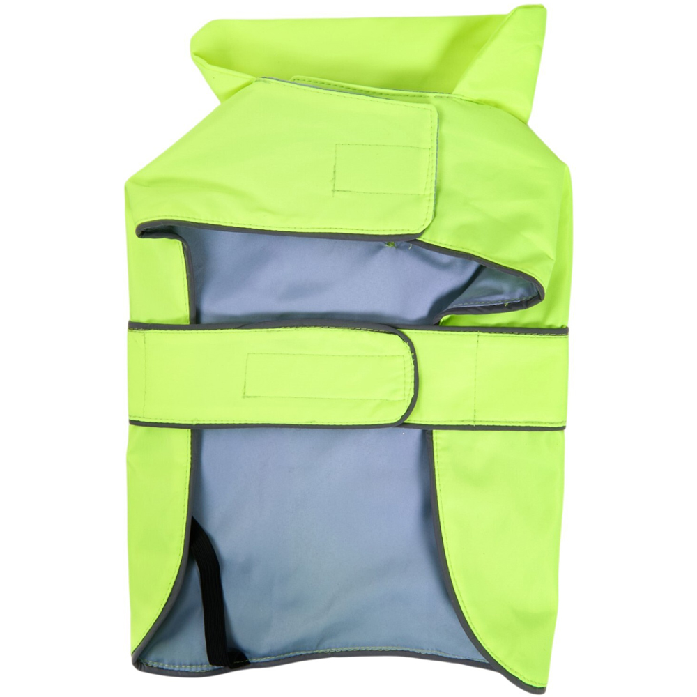 Lightweight Hi Visibility Dog Coat Neon Green M Image 3