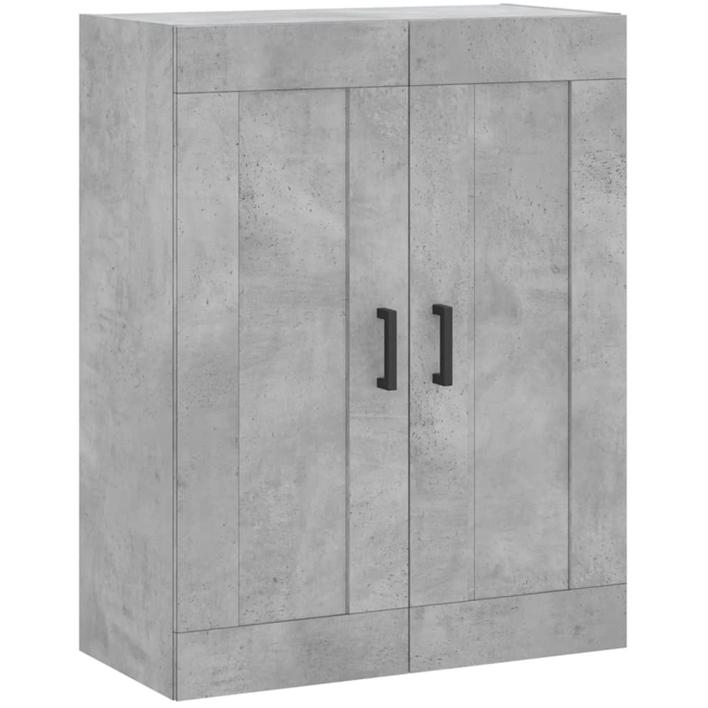 vidaXL 4 Door 2 Drawer Concrete Grey Highboard Image 5