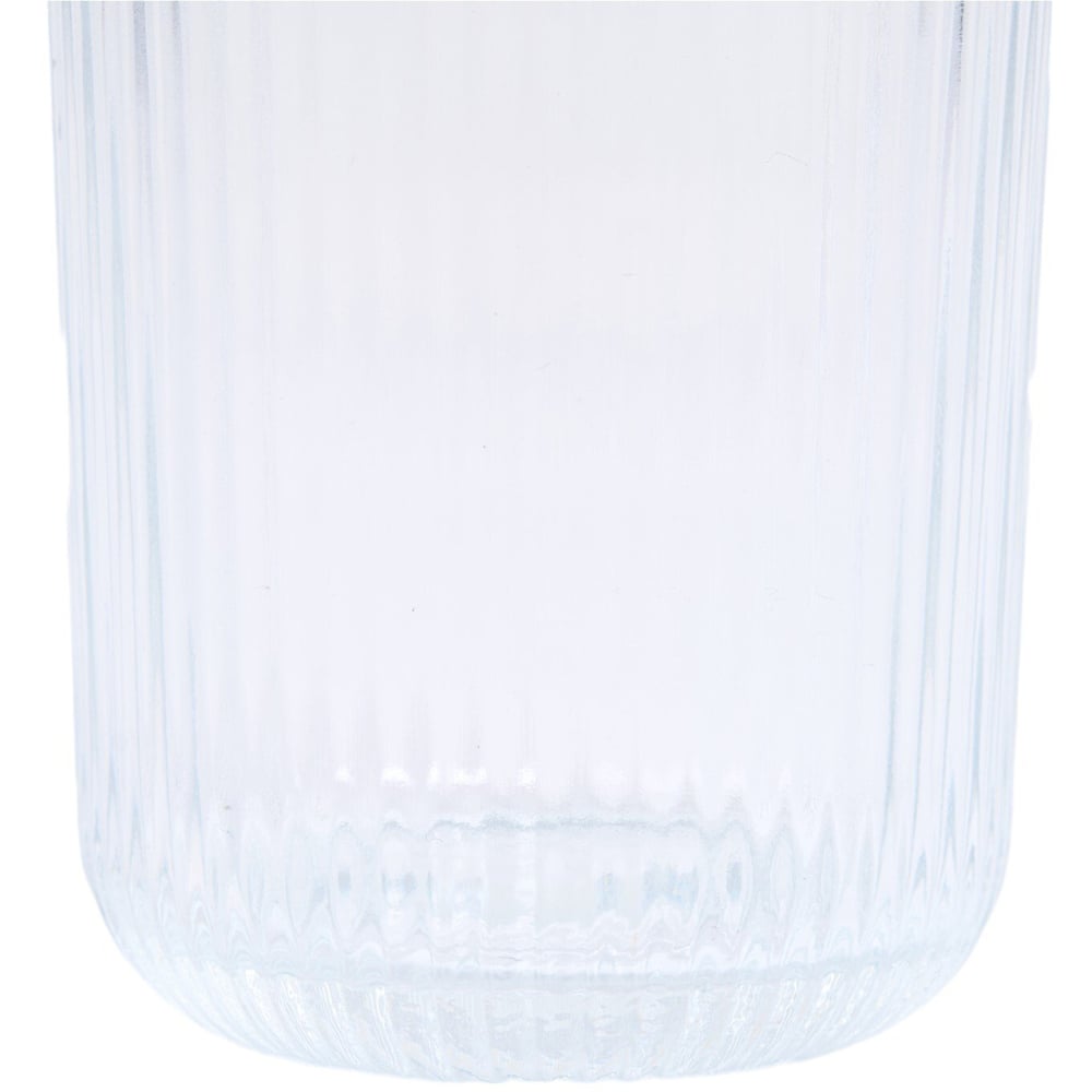 Ribbed TumblerClear Image 3