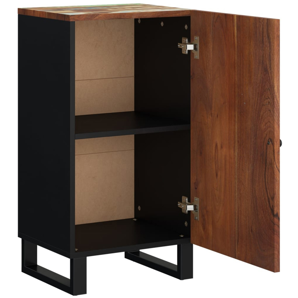 vidaXL Single Door Multicolour Solid Reclaimed Wood Sideboard Image 5