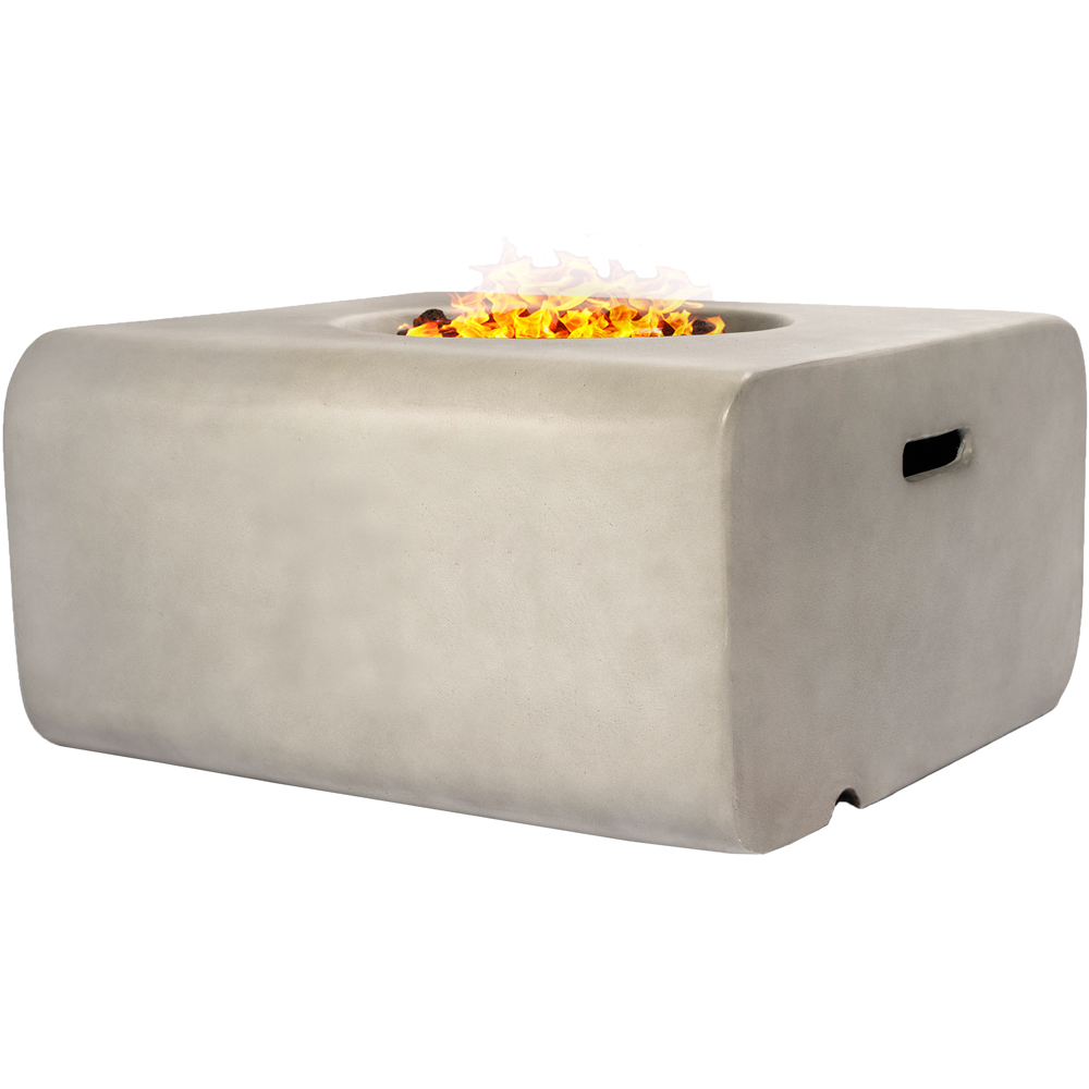 Centurion Fireology ADELPHI Light Grey Garden Gas Fire Pit with Eco-Stone Finish Image 5