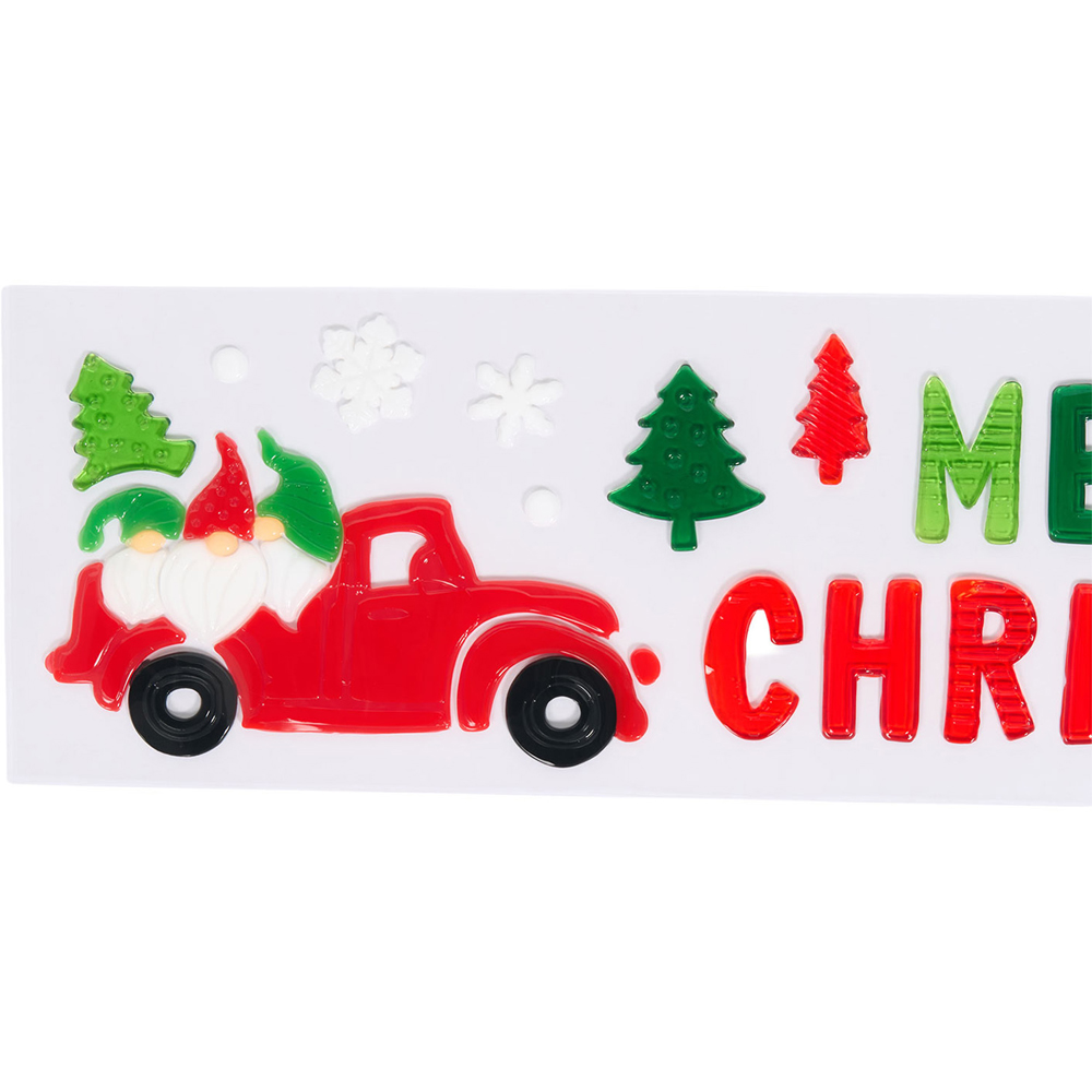 Festive Gel Window Sticker Image 7