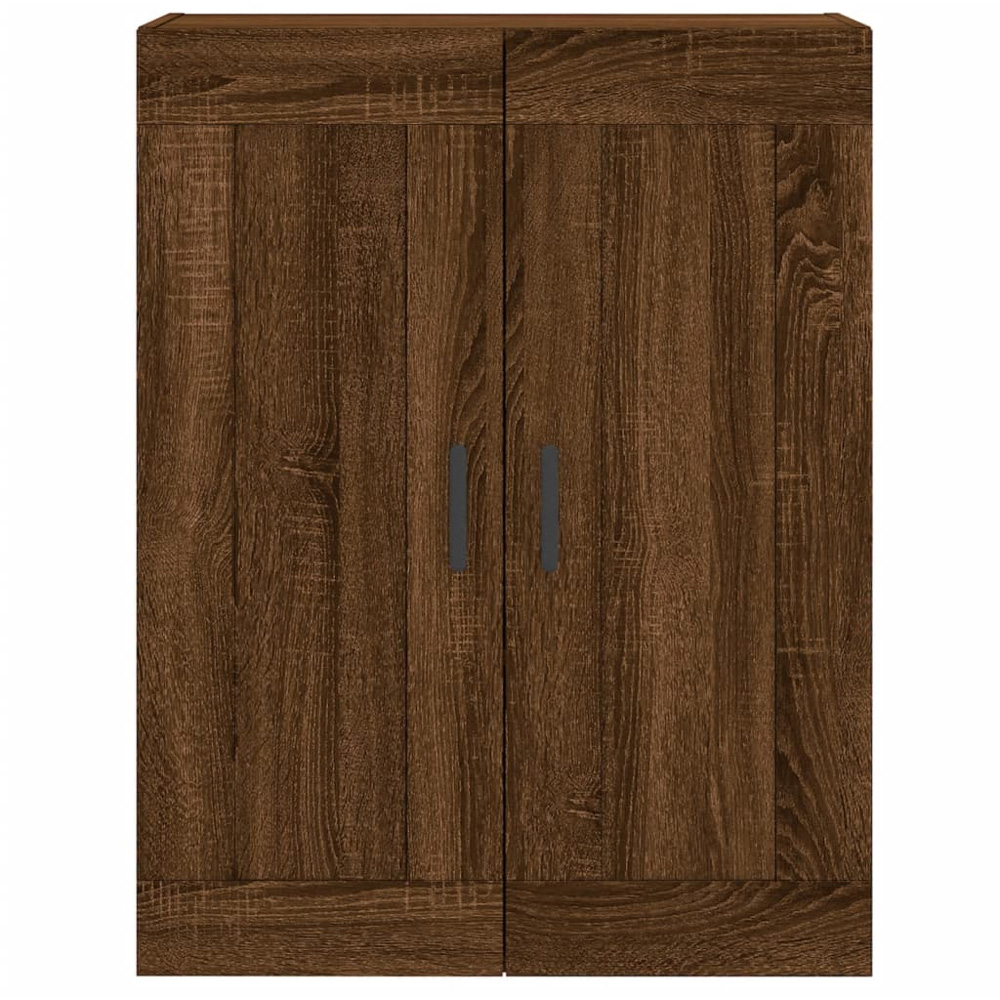 vidaXL 2 Door Brown Oak Wall Mounted Cabinet Set of 2 Image 6