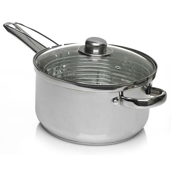 Wilko Chip Pan 22cm Image 1