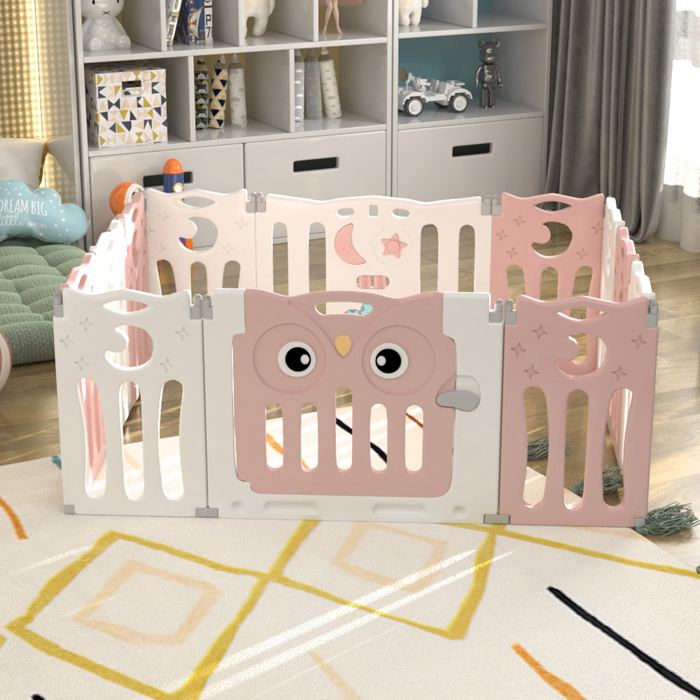 Living and Home 12 Panel Foldable Kids Playpen Image 7