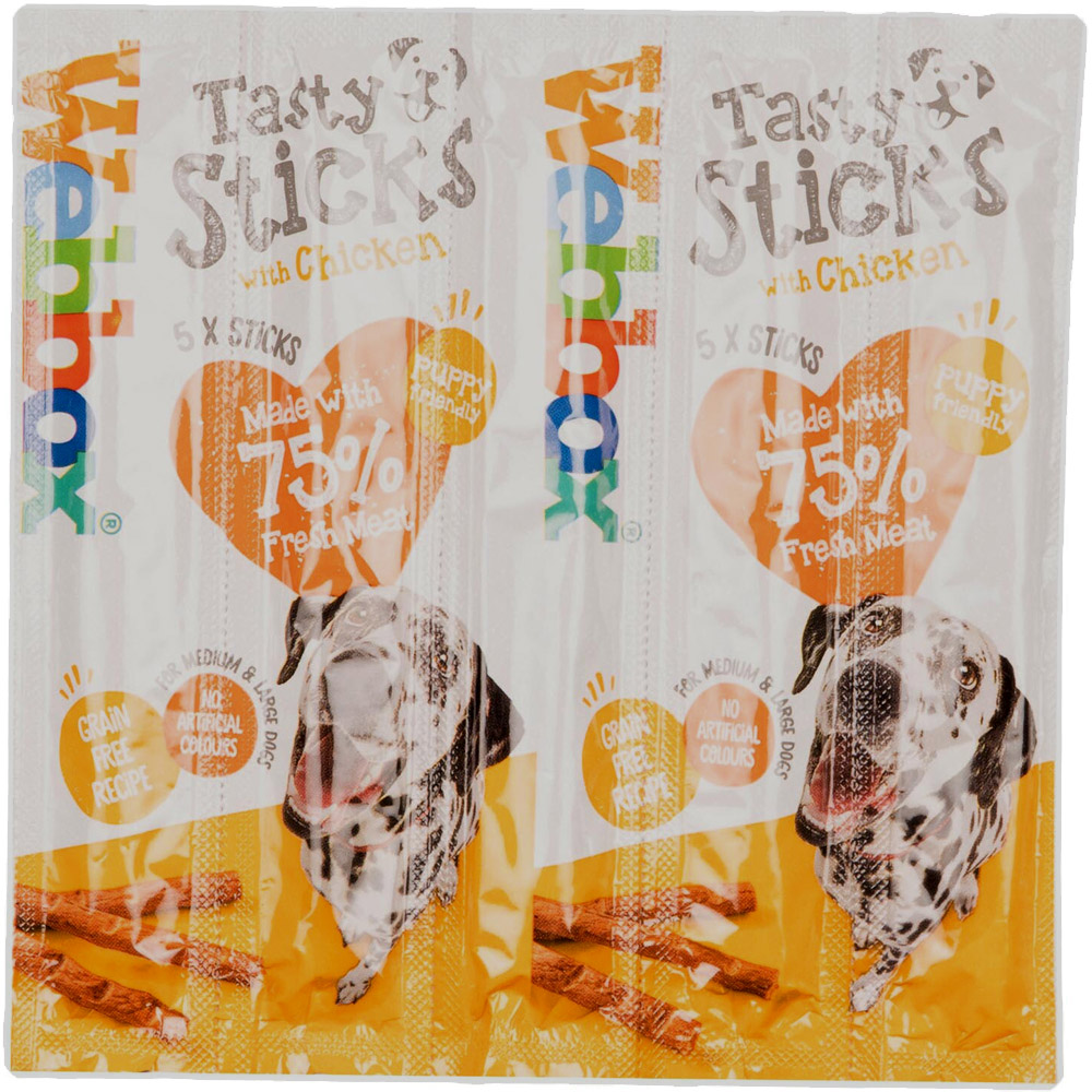 Webbox Medium and Large Dog Treat Chicken Tasty Stick 5 Pack Image