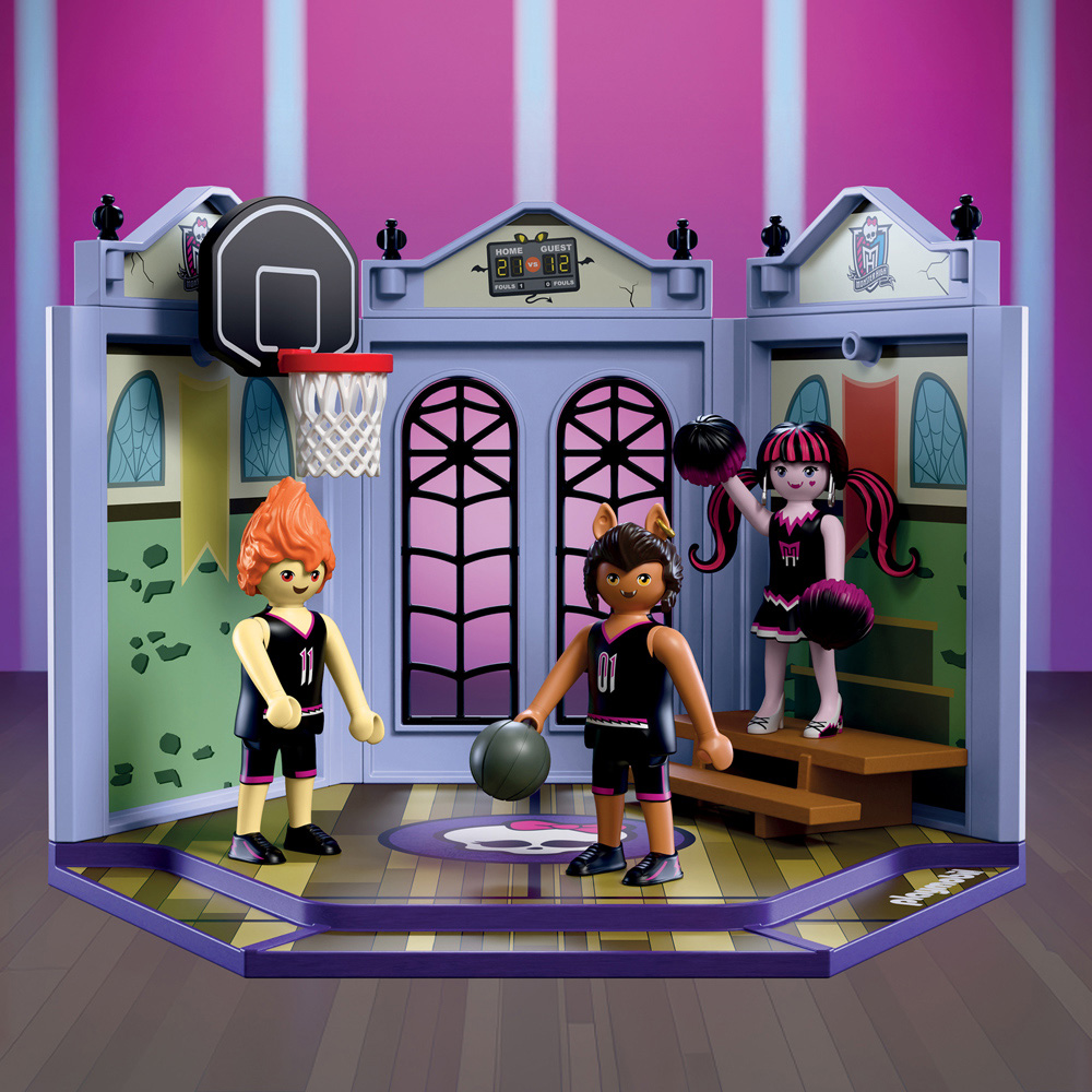 Playmobil Monster High Casketball Court Playset 41 Piece Image 4