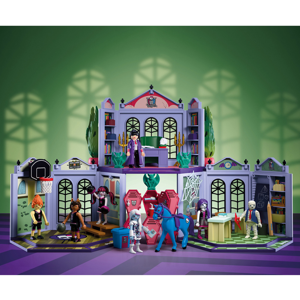 Playmobil Monster High Headless Headmistress Bloodgood’s Office Play Set 55 Piece Image 7