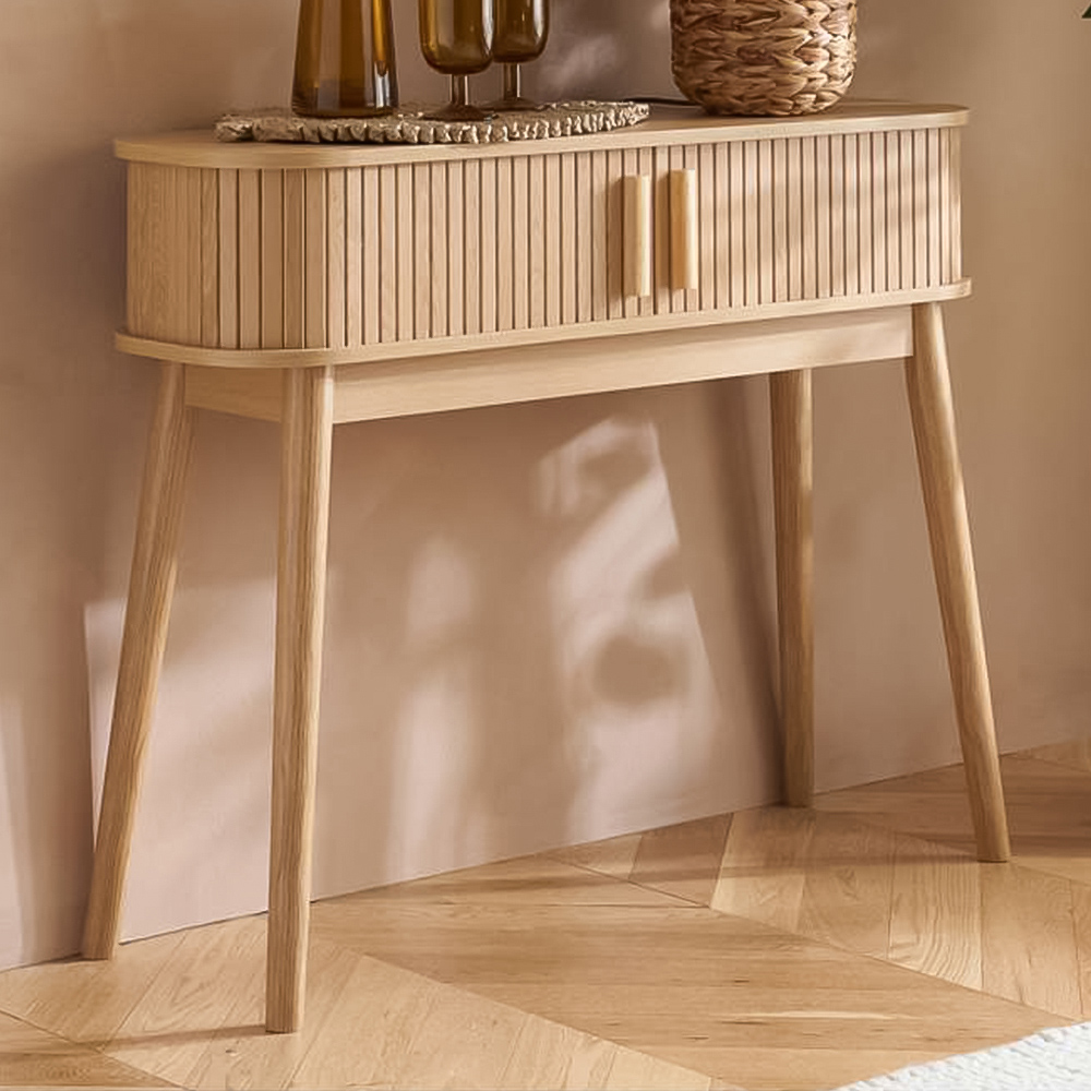 Birlea Axel Oak Console Table Image 1