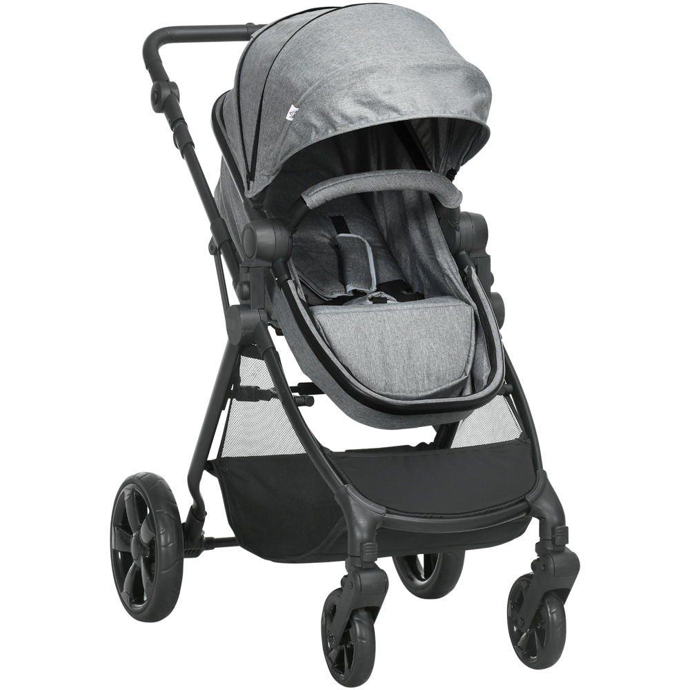 Portland Grey Baby Pushchair Stroller Image 1