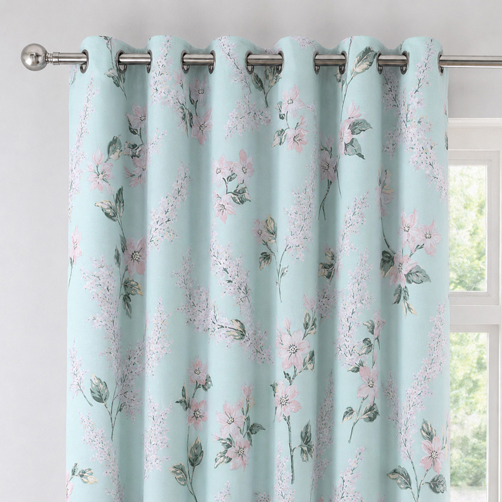 Florelle Sienna Ringtop Curtains 168 x 137cm Image 3
