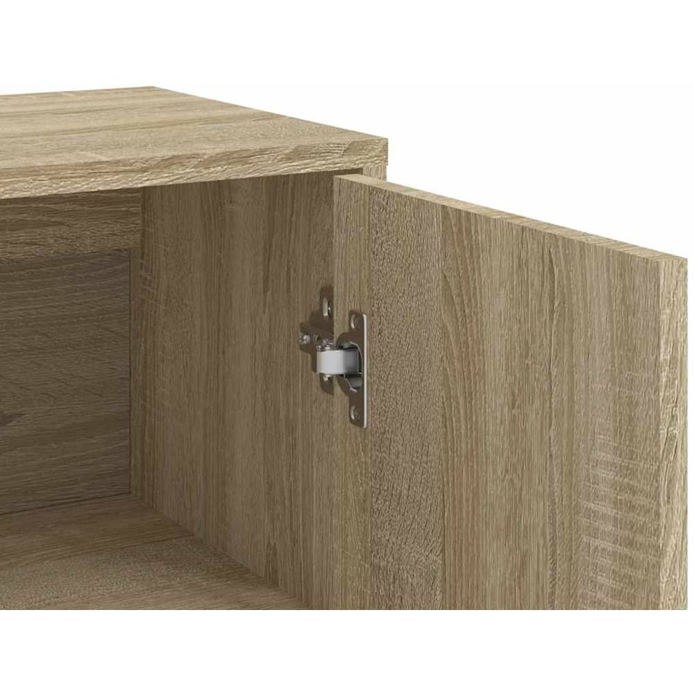 vidaXL 2 Door Sonoma Oak Sideboard Image 4