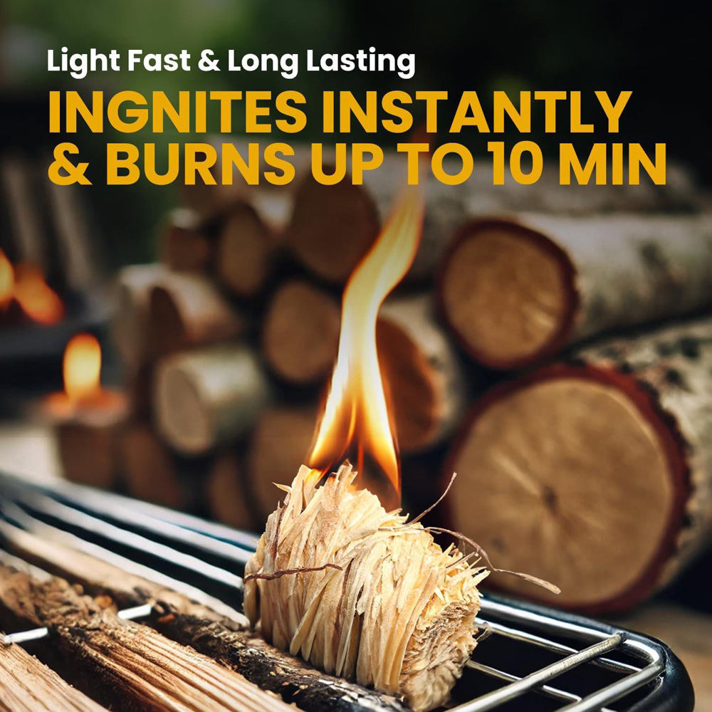 Ecoblaze Natural 200 Firelighters 2 Pack Image 3