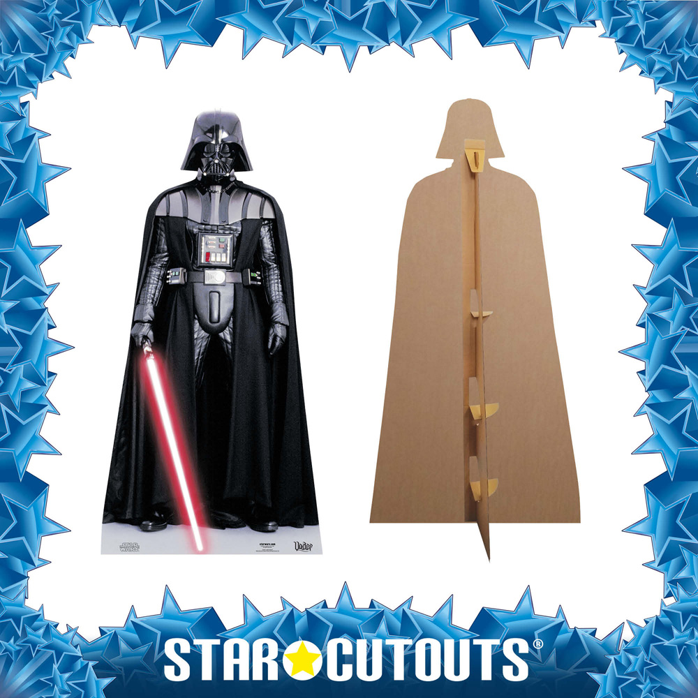Star Cutouts Darth Vader Cardboard Cutout 6.5ft | Wilko