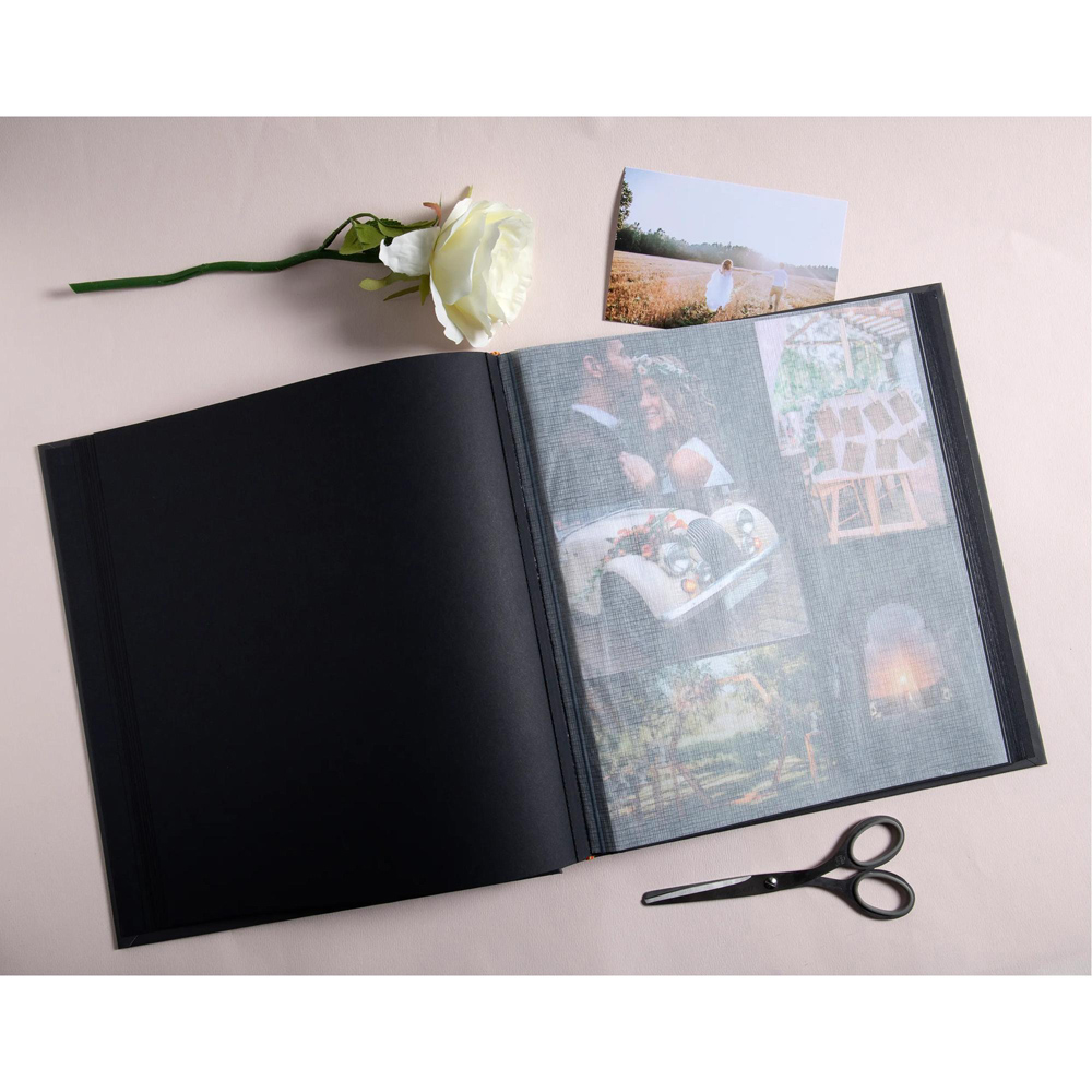 Exacompta Art Black Photo Book Album 60 Pages 300 Photos Image 5