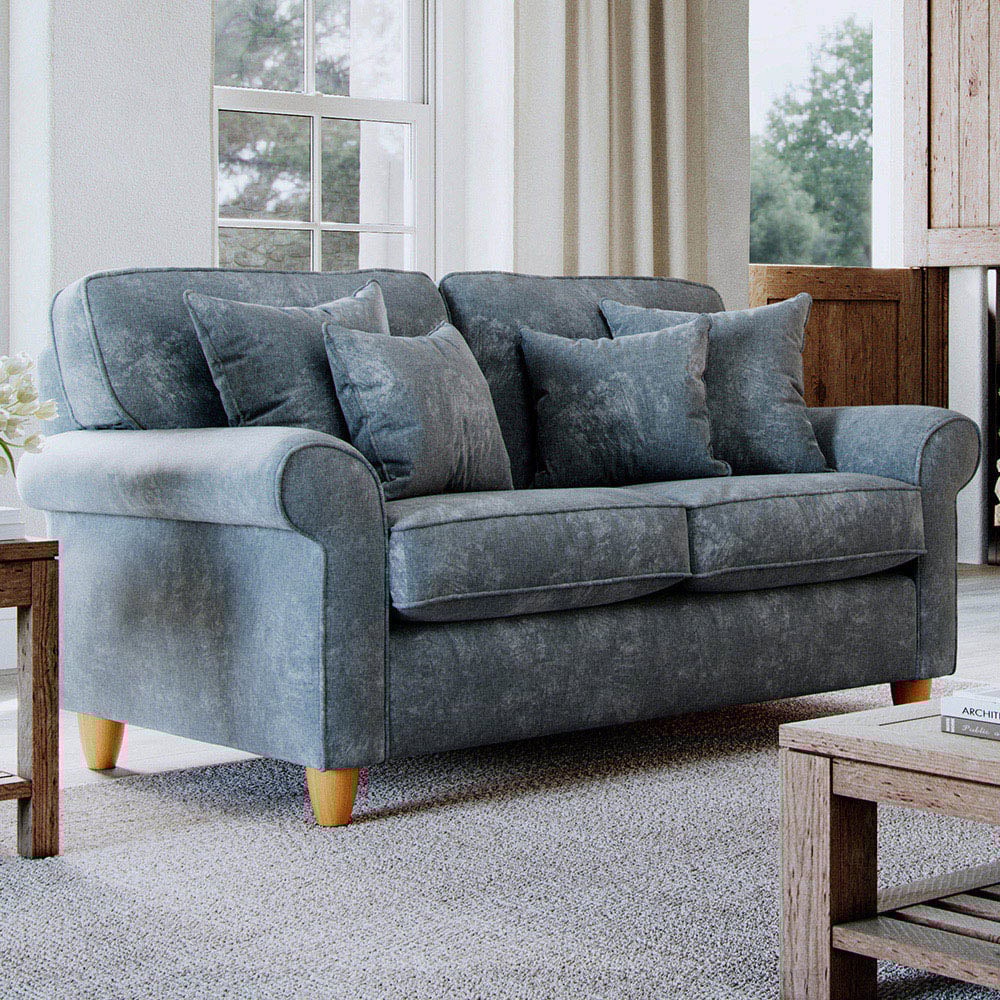 Sinatra 2 Seater Small Glory Steel Sofa Image 1