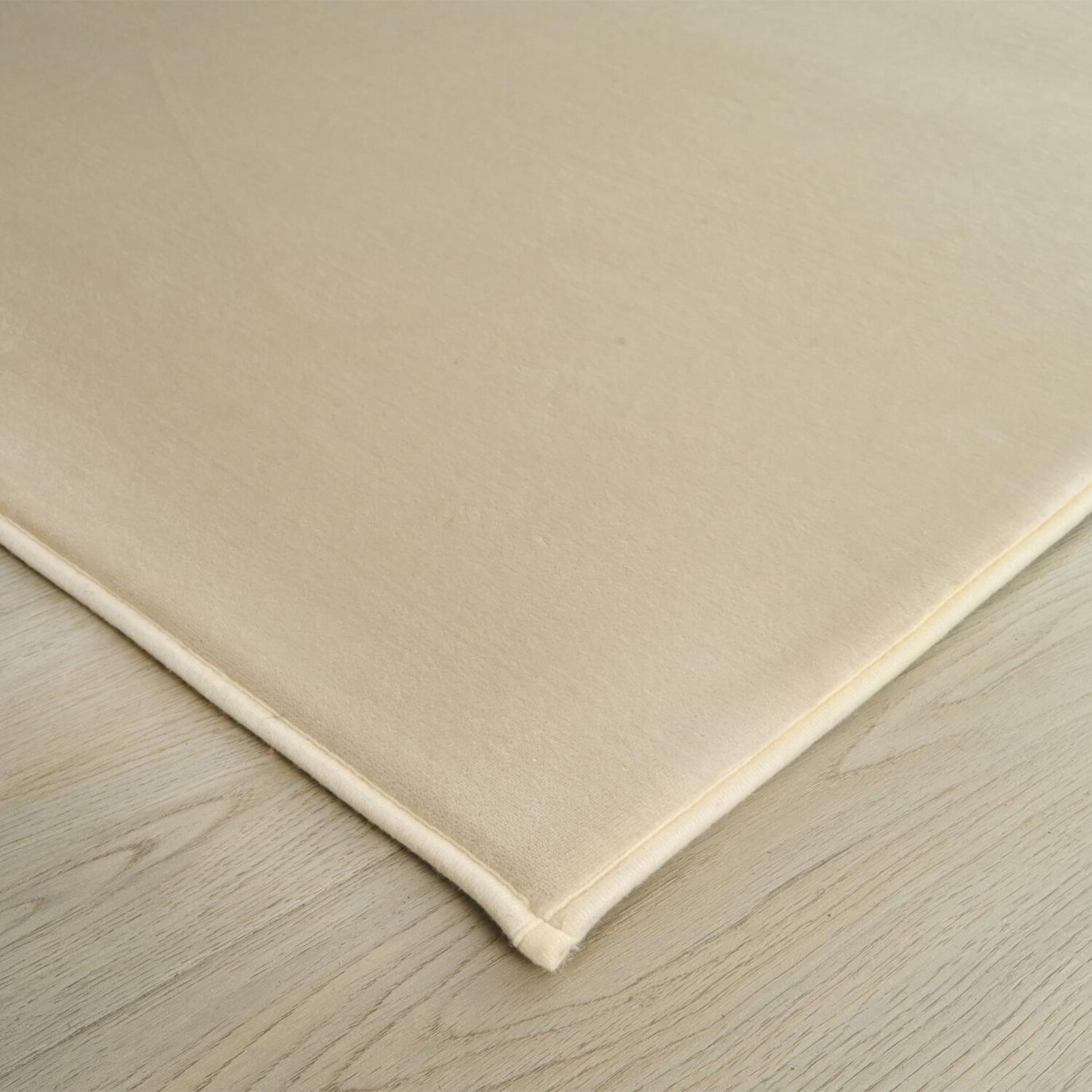 Minimalist Cosy Flannel RugSand Image 4