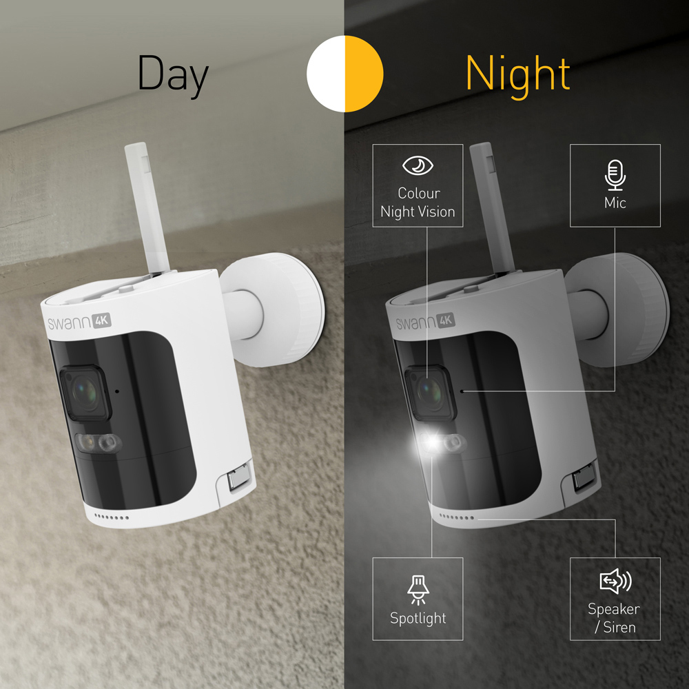 Swann AllSecure Wireless CCTV 4K Camera Kit with 64GB SD Storage Image 8