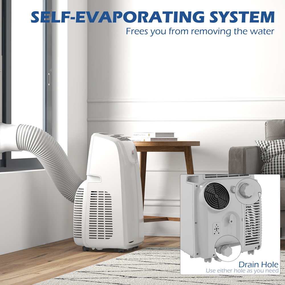 HOMCOM White 12000BTU 4 in 1 Air Conditioner Image 6