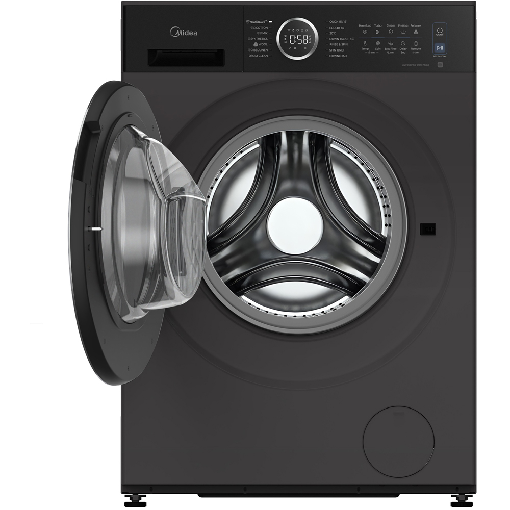 Midea MF205W100WBA30/T 10kg Graphite Freestanding Washing Machine Image 3
