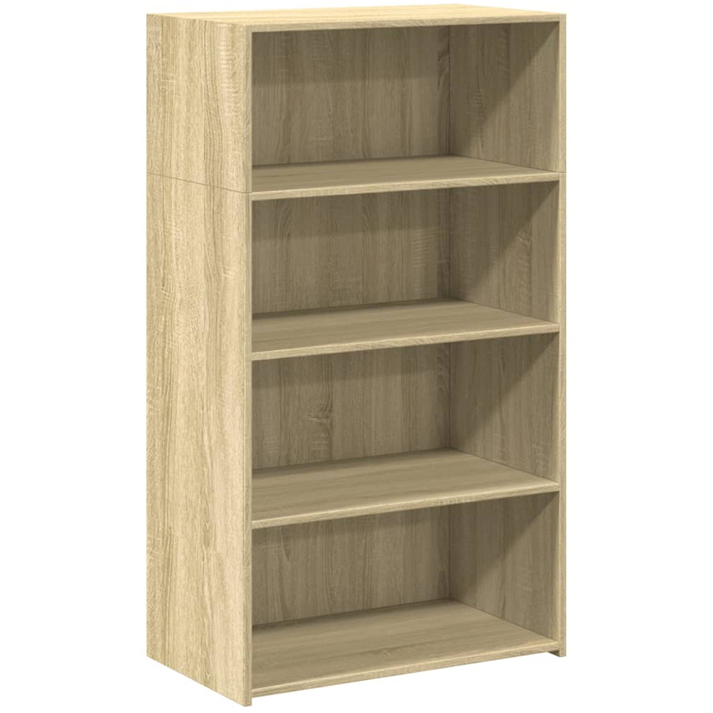 vidaXL 4 Shelf Sonoma Oak Highboard Image 2