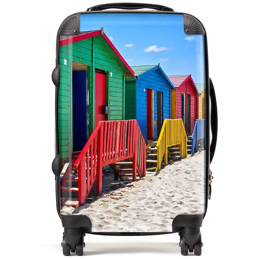 Warren Reed Designer Cabin Beach Huts at Muizenberg Beach Cape Town South Africa Suitcase Image 1