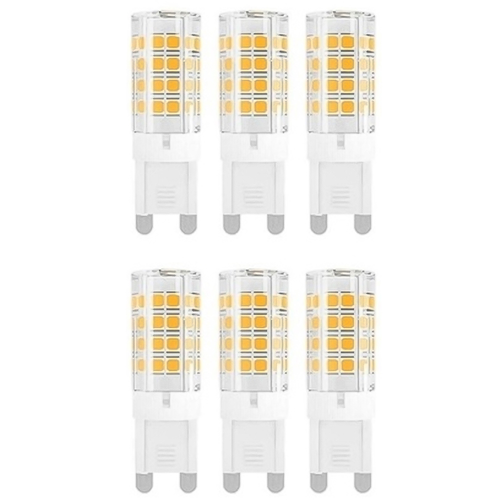 ExtraStar 6 Pack G9 LED 3.3W Warm White Mini Bulb Image 1