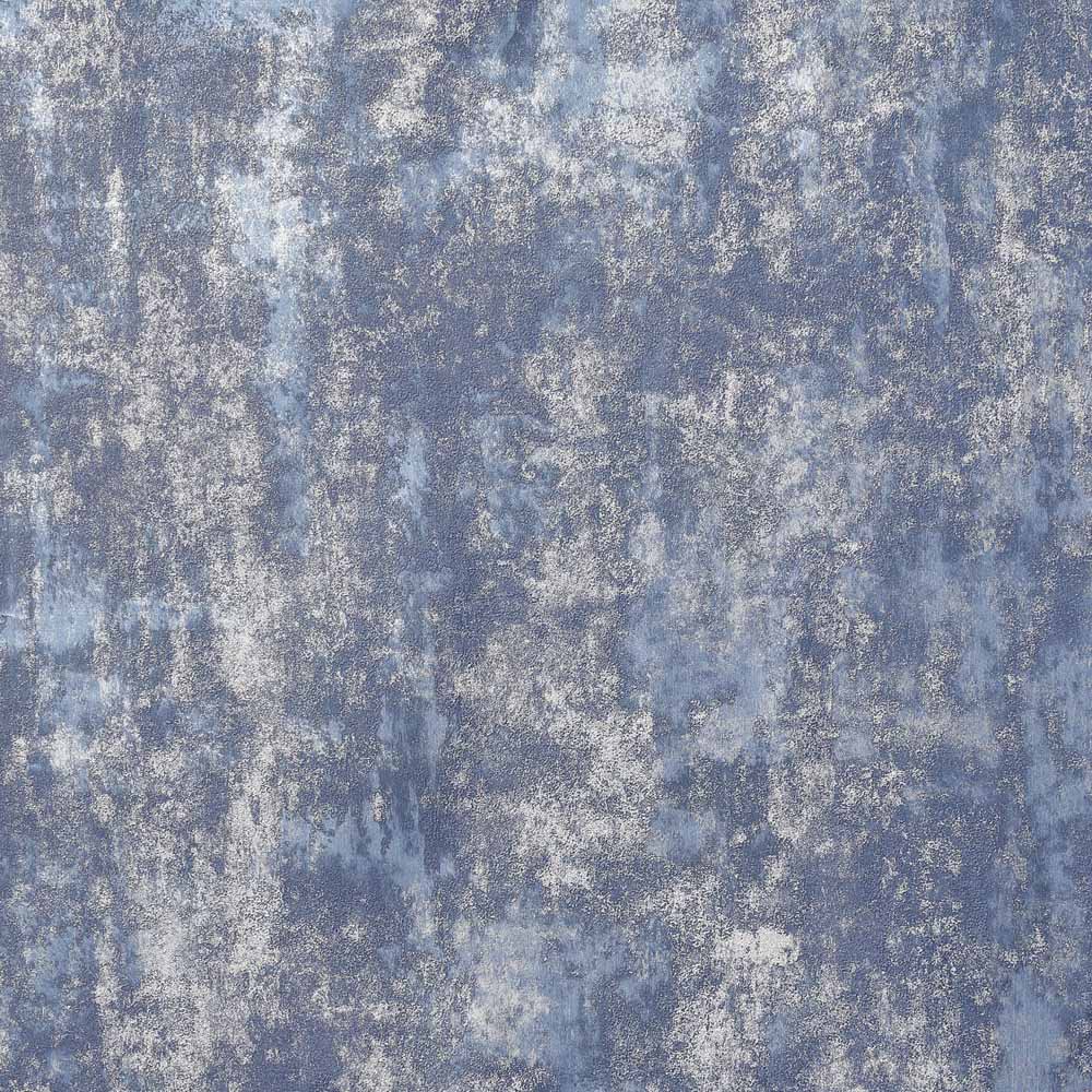 Arthouse Stone Textured Navy Silver Wallpaper Image 1