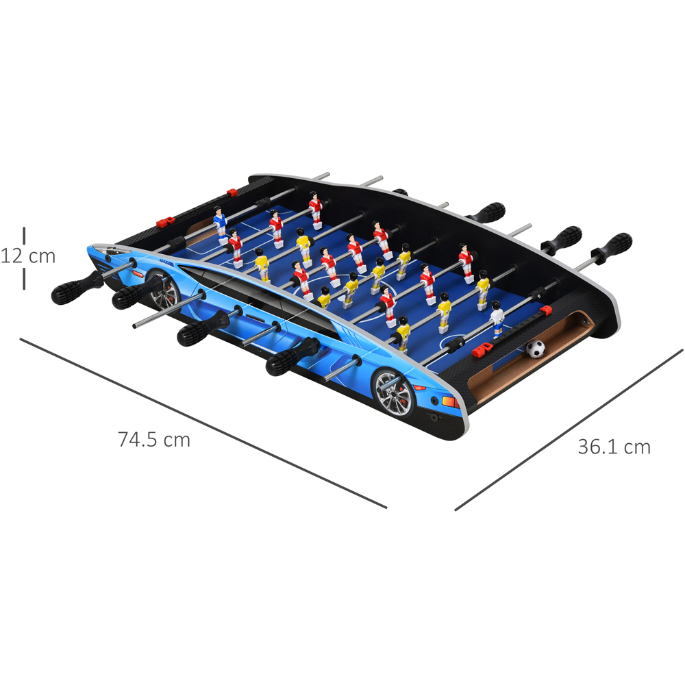 HOMCOM Portable Compact Indoor Competition Sized Foosball Table Image 9