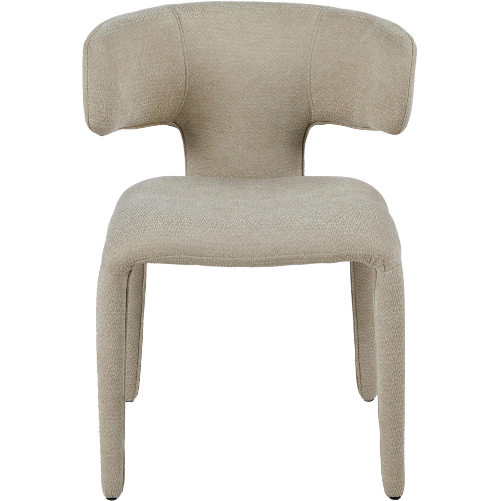 Portland Savoy Beige Statement Dining Chair Image 4