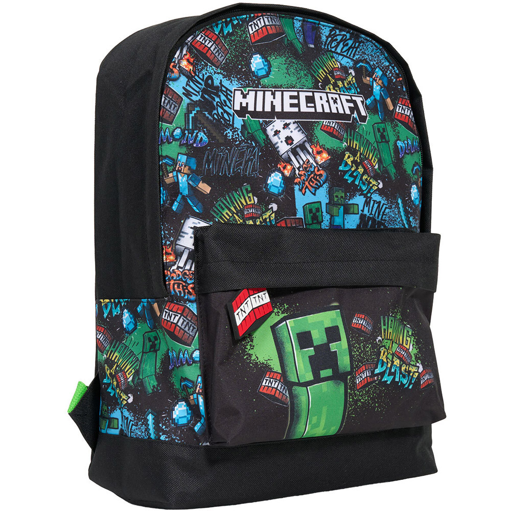 Minecraft Royce Roxy Backpack Black Image 3