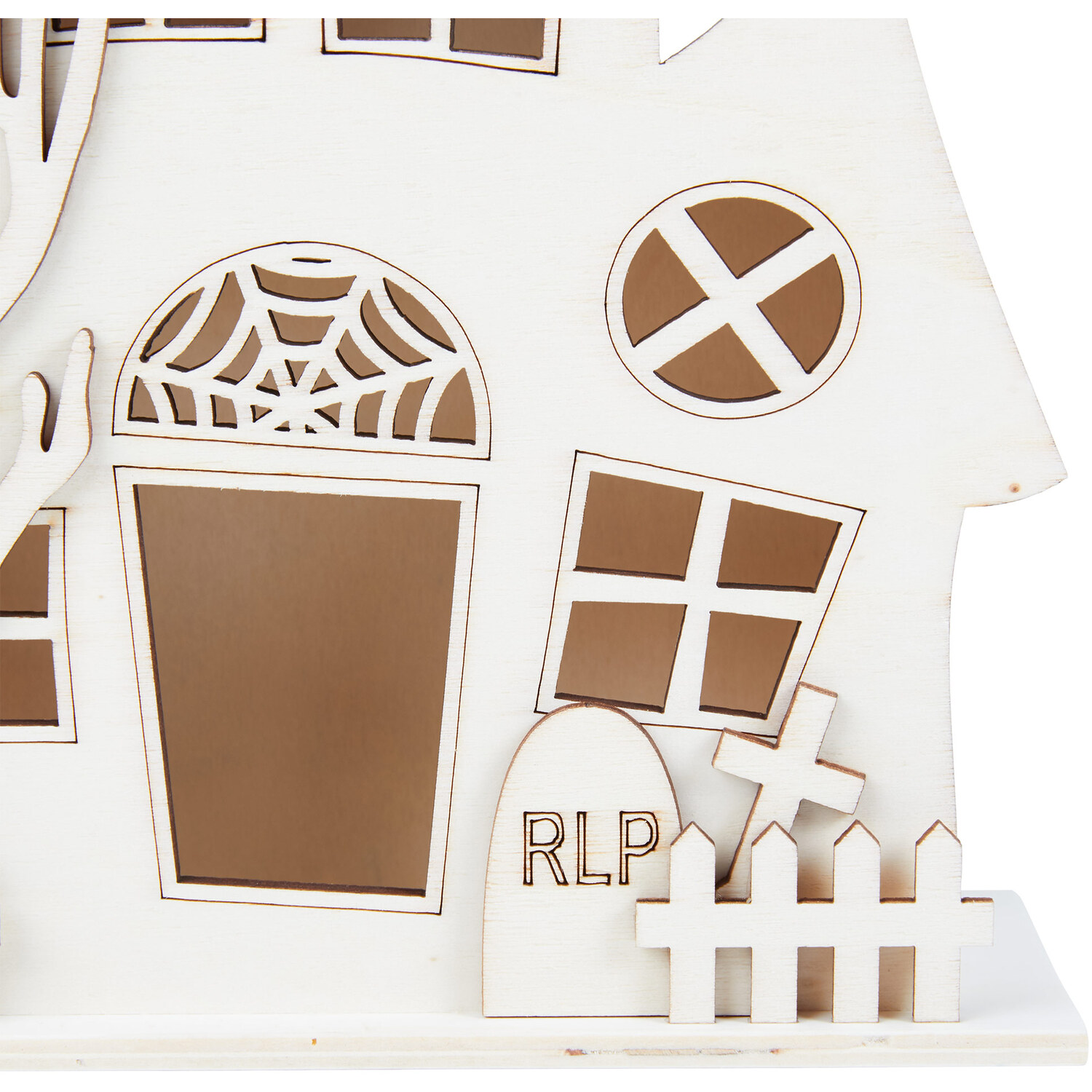 Paint Your Own Wooden Halloween Haunted House - Wood Image 4