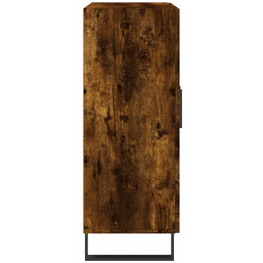vidaXL 2 Door Smoked Oak Sideboard Image 7