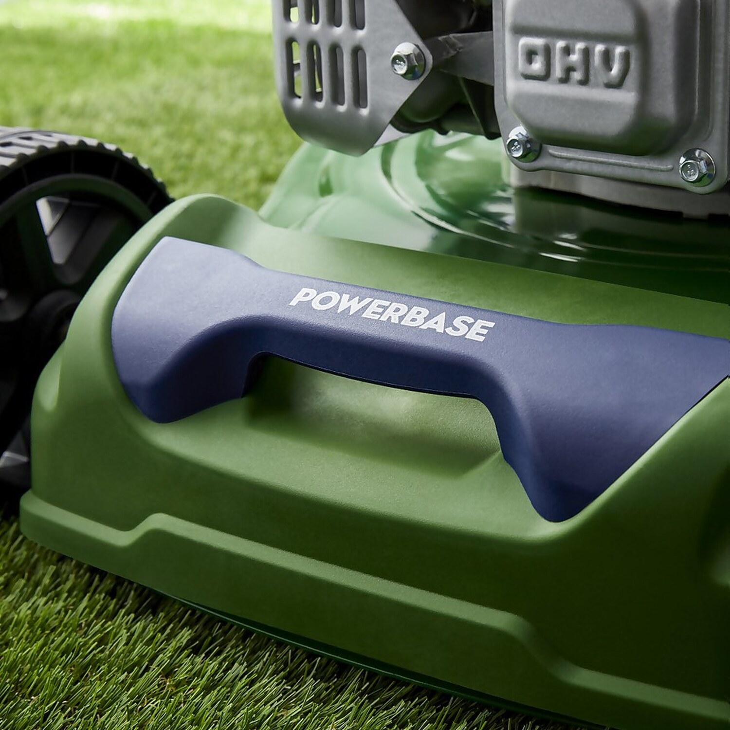 Powerbase 132cc 41cm Petrol Lawn Mower - Green Image 5
