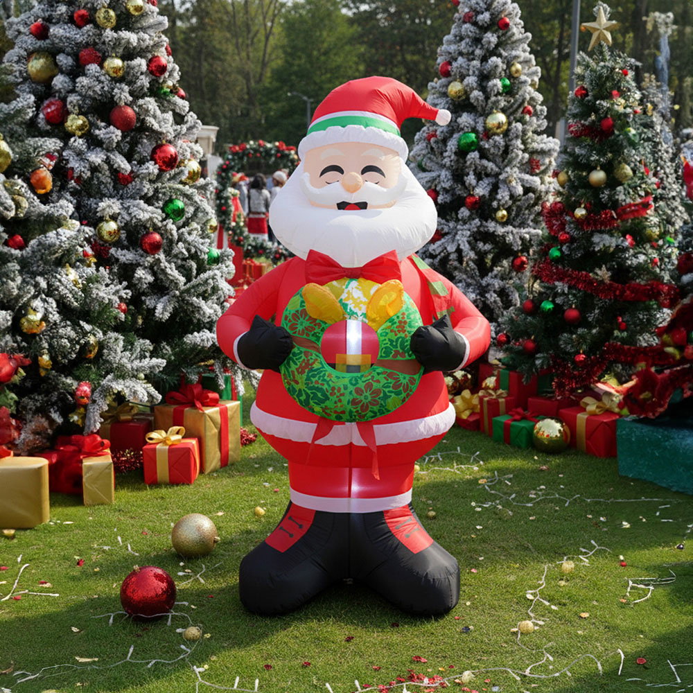 Living and Home Inflatable Santa Model LED Christmas Decoration 7.9ft Image 8