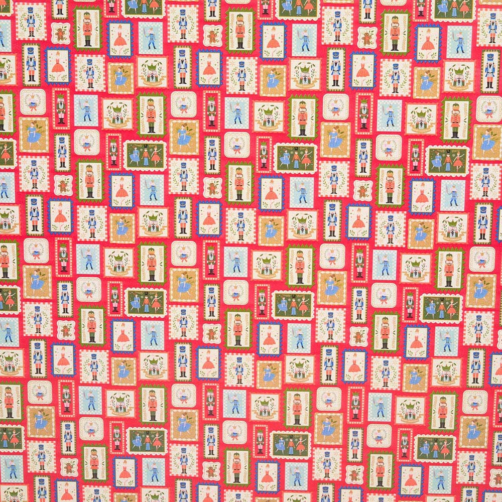 Nutcracker Christmas Gift Wrapping Paper Image 4