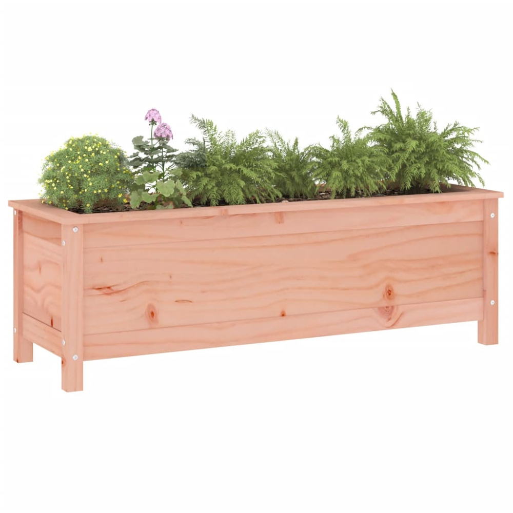vidaXL Natural Solid Douglas Wood Raised Garden Bed 119.5 x 40 x 39cm Image 2