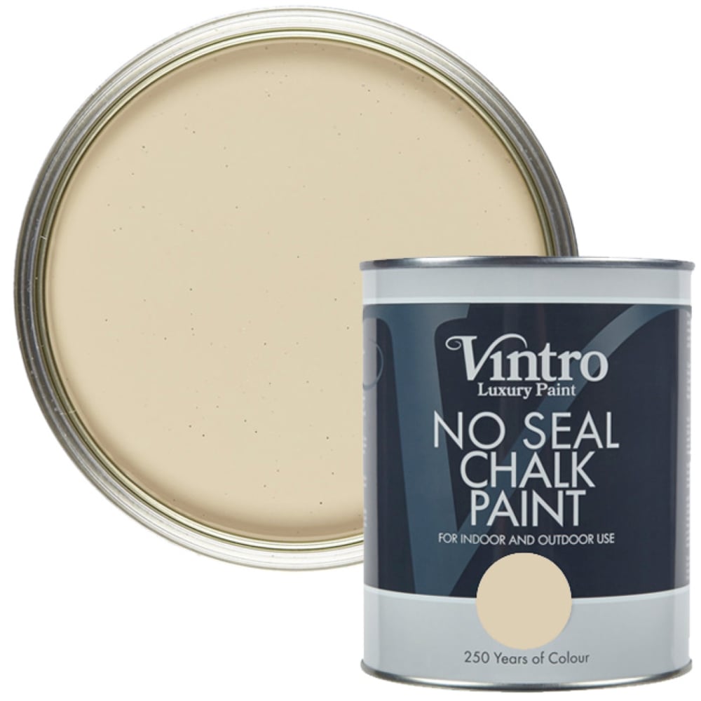 Vintro Paint Old Lace No Seal Chalk Paint 1L Image 1