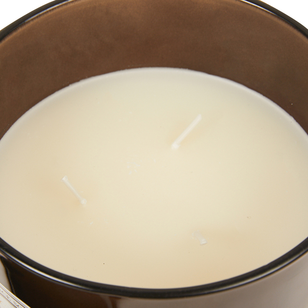 Modern 3 Wick Scented Candle Sandalwood and Jasmine Image 4