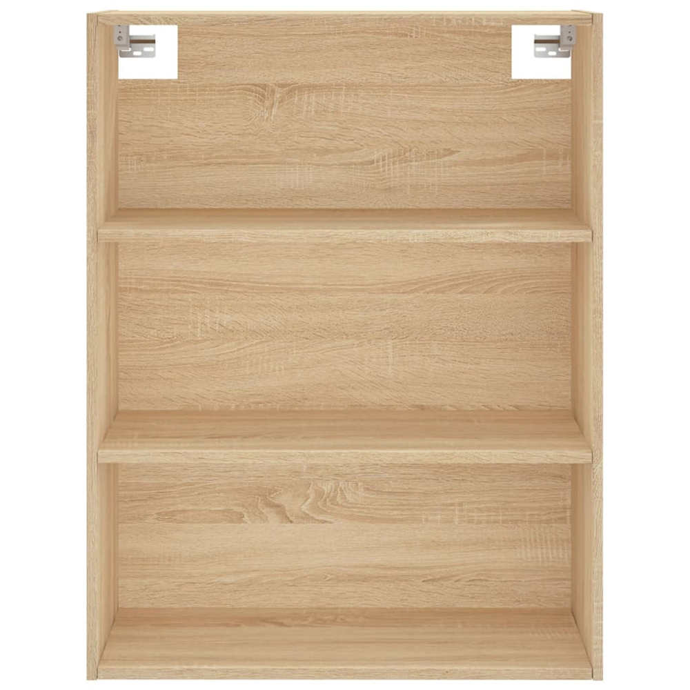 vidaXL 2 Door 3 Open Shelf Sonoma Oak Highboard with Metal Legs Image 6