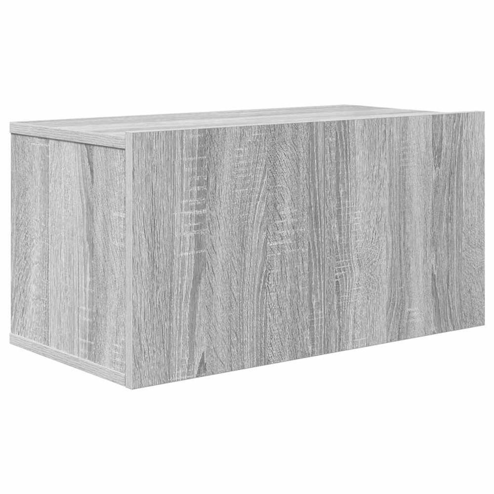 vidaXL 24 Shelf Grey Sonoma TV Cabinet Image 8