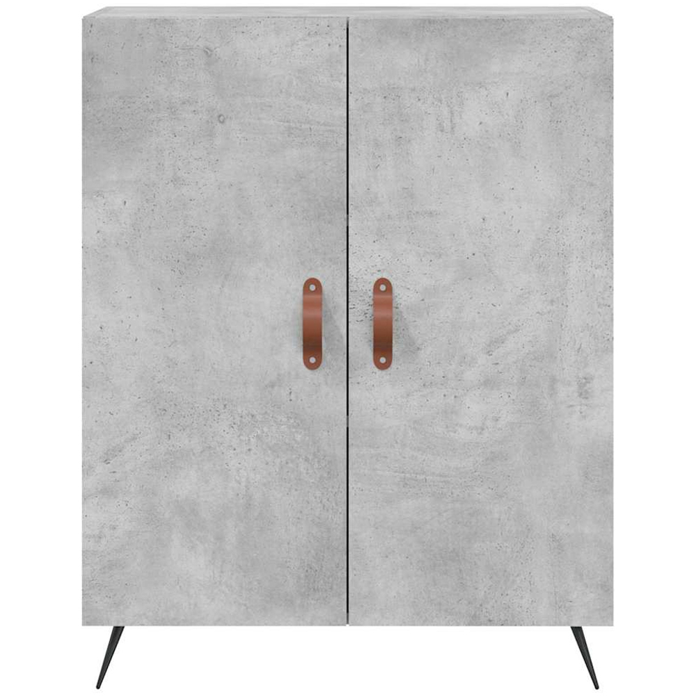 vidaXL 4 Door Concrete Grey Highboard Image 8